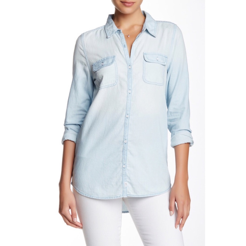 🔥LASTDAY🔥Nordstrom light wash denim shirt